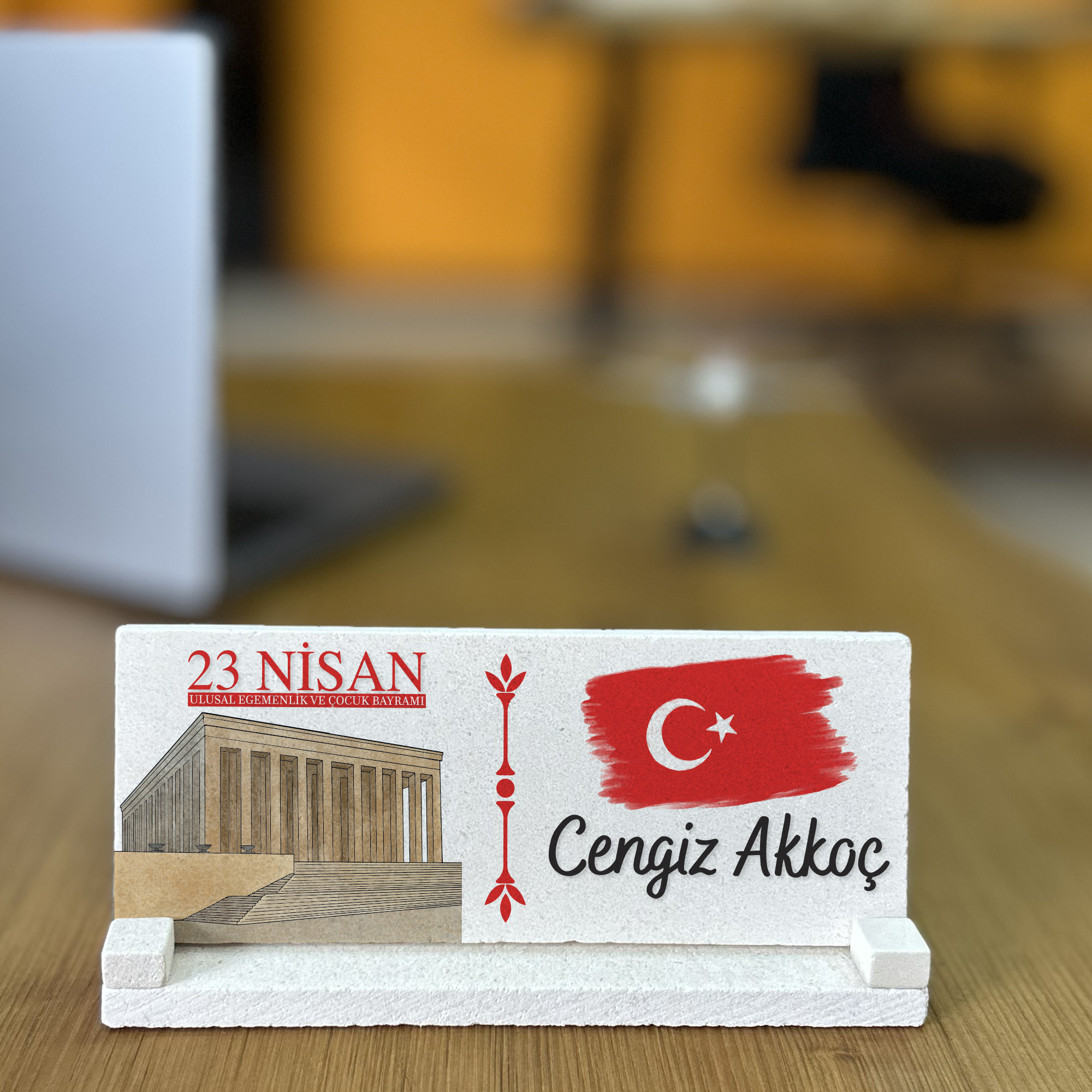 Kişiye%20Özel%2023%20Nisan%20Hediyesi%20Doğal%20Taş%20İsimlik