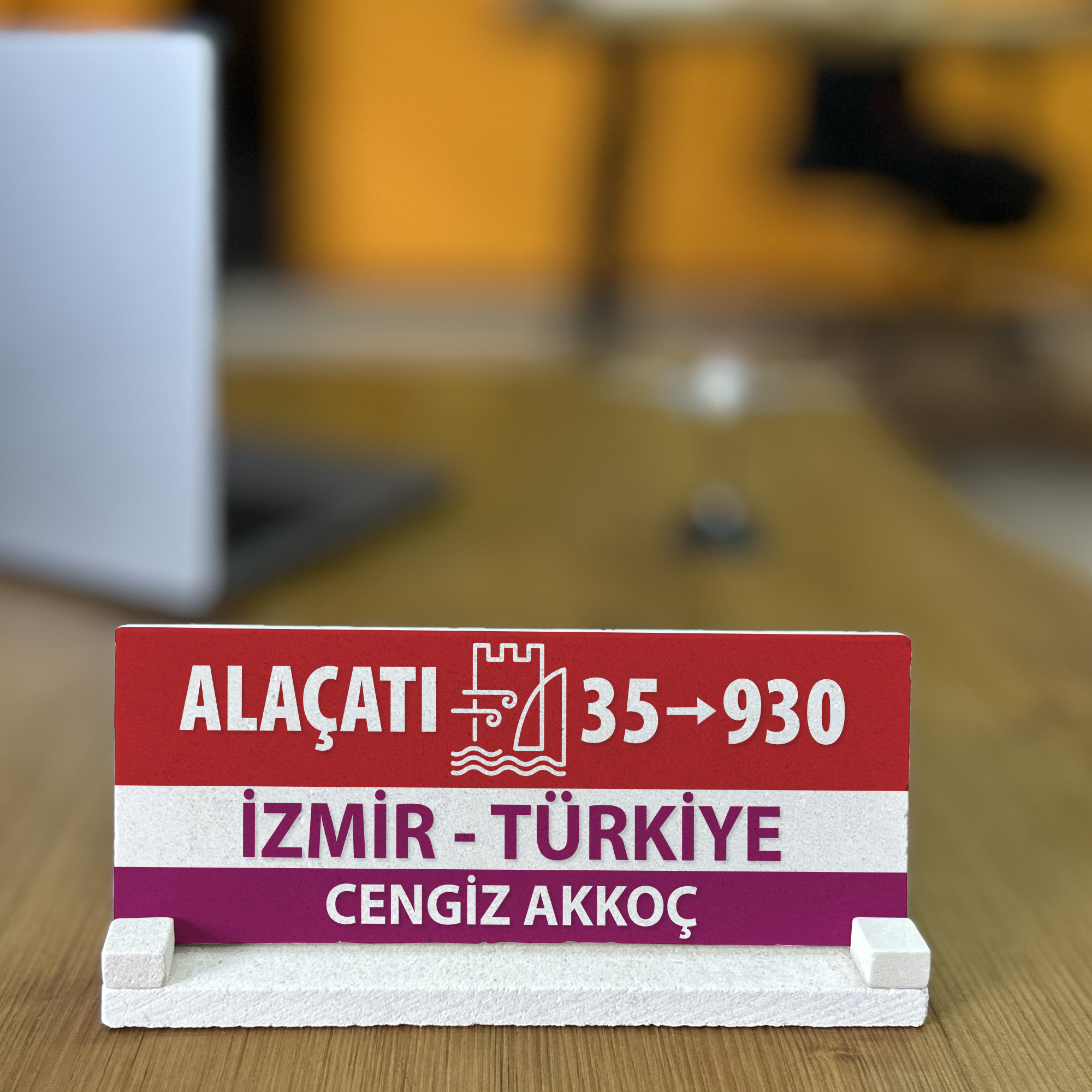 Kişiye%20Özel%20Hediye%20Alaçatı%20Tabelası%20Doğal%20Taş%20İsimlik