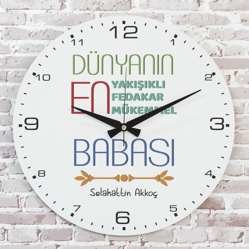 Babalar%20Günü%20Hediyesi%20Ahşap%20Saat%2033cm%20%20KA02-1285