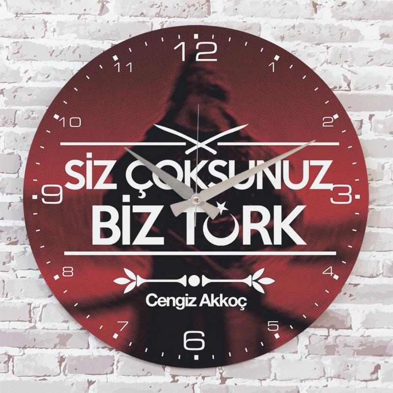 Kişiye%20Özel%20Siz%20Çoksunuz,%20Biz%20Türk%20Tasarımlı%20Hediye%20Ahşap%20Saat%2033cm%20%20KA02-1431