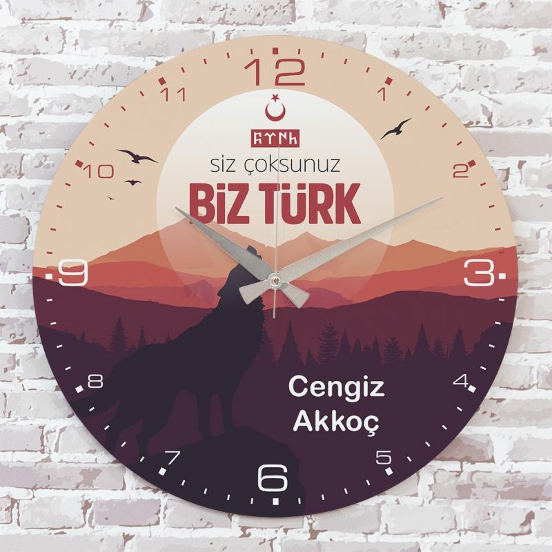 Kişiye%20Özel%20Siz%20Çoksunuz,%20Biz%20Türk%20Tasarımlı%20Hediye%20Ahşap%20Saat%2033cm%20%20KA02-1434