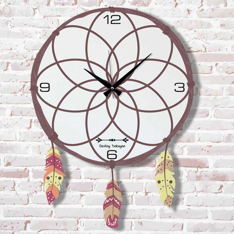 Kişiye%20Özel%20Dreamcatcher%20Sallanan%20Sarkaçlı%20Saat%20KA07-1444