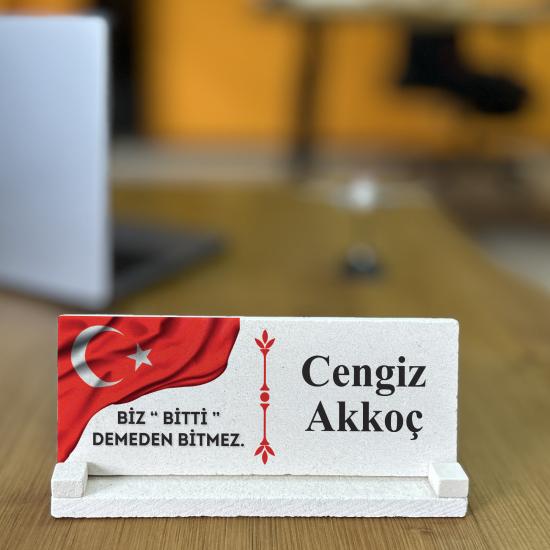 Kişiye Özel Hediye Doğal Taş İsimlik